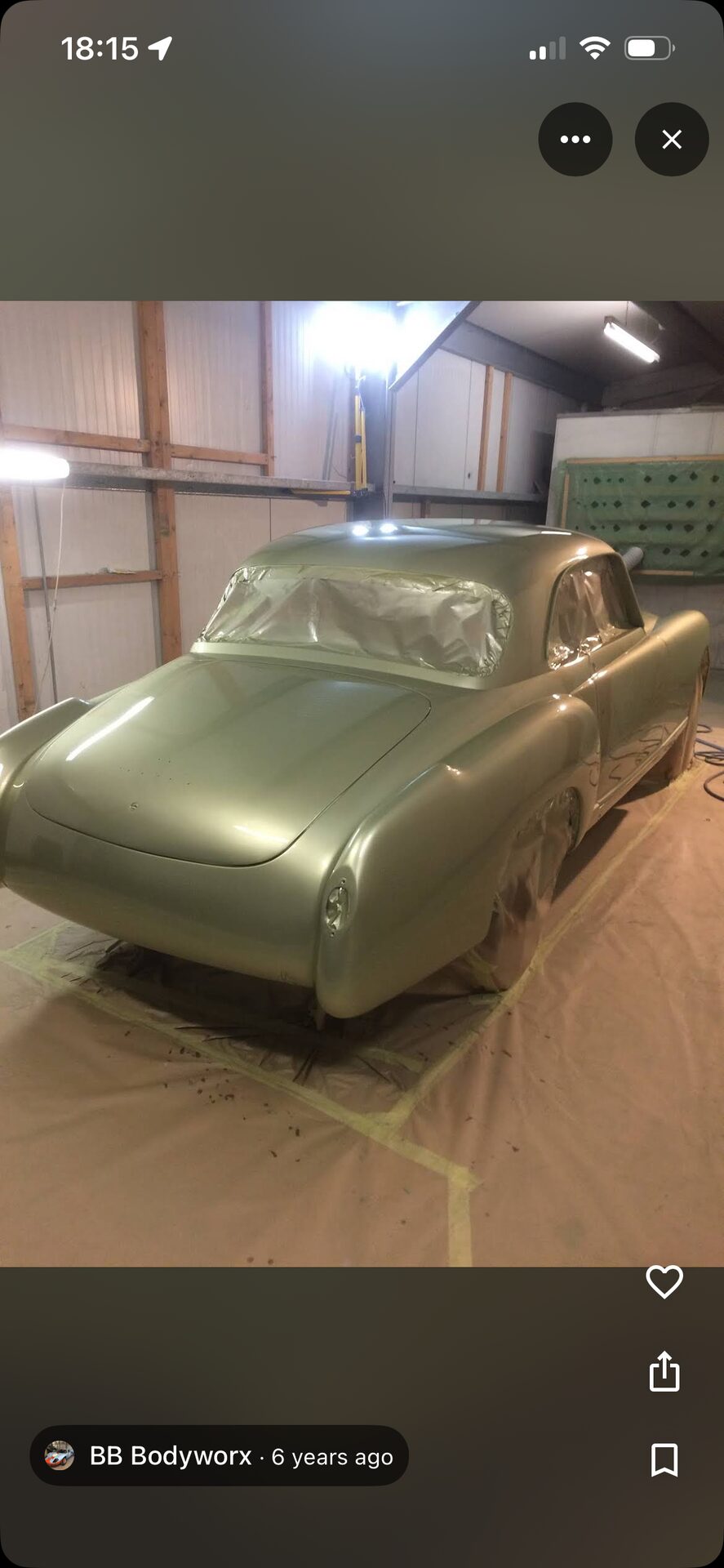 After Classic Car Restoration